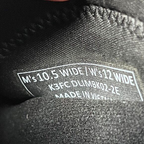 Kizik Lima Black Hands Free Slip On Athletic Shoes Mens Size 10.5 WIDE - Picture 9 of 9